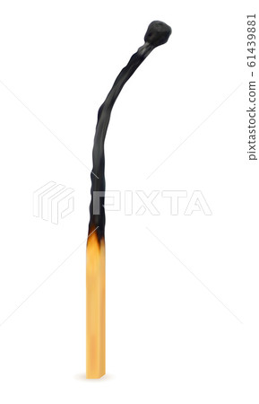 wooden burned and extinct match vector wooden burned and extinct match vector 61439881