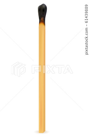 wooden burned and extinct match vector wooden burned and extinct match vector 61439889