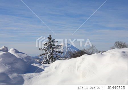 從中山Pass看到的冬季的約鐵山 61440525