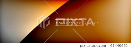 Flowing waves with 3d shadow effects and fluid gradients. Dynamic trendy abstract background. Vector Illustration Flowing waves with 3d shadow effects and fluid gradients. Dynamic trendy abstract background. Vector Illustration 61440661