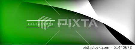 Flowing waves with 3d shadow effects and fluid gradients. Dynamic trendy abstract background. Vector Illustration Flowing waves with 3d shadow effects and fluid gradients. Dynamic trendy abstract background. Vector Illustration 61440678