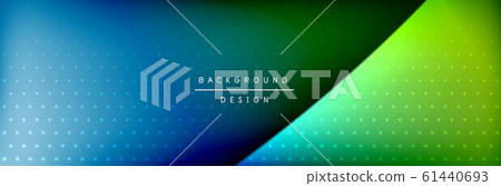 Flowing waves with 3d shadow effects and fluid gradients. Dynamic trendy abstract background. Vector Illustration Flowing waves with 3d shadow effects and fluid gradients. Dynamic trendy abstract background. Vector Illustration 61440693