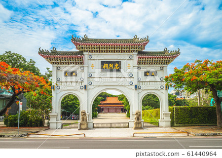 Front gate of Martyrs' shrine in Tainan, Taiwan 61440964