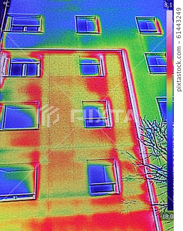 Thermal image Heat Loss at the Residential 61443249