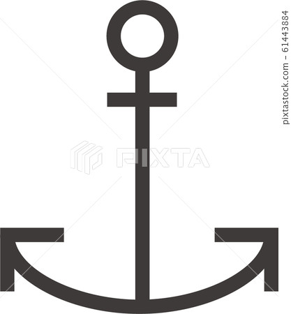 Anchor icon illustration 61443884