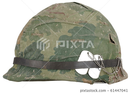 US Army helmet Vietnam war period with camouflage 61447041