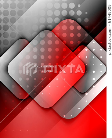 Rounded squares shapes composition geometric abstract background. 3D shadow effects and fluid gradients. Modern overlapping forms. Rounded squares shapes composition geometric abstract background. 3D shadow effects and fluid gradients. Modern overlapping forms. 61449009