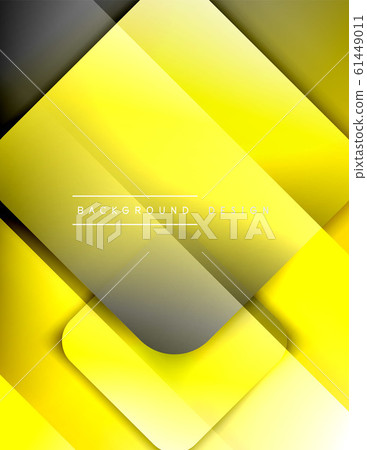 Rounded squares shapes composition geometric abstract background. 3D shadow effects and fluid gradients. Modern overlapping forms. Rounded squares shapes composition geometric abstract background. 3D shadow effects and fluid gradients. Modern overlapping forms. 61449011
