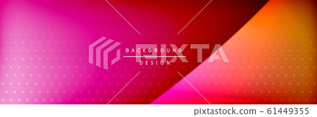 Flowing waves with 3d shadow effects and fluid gradients. Dynamic trendy abstract background. Vector Illustration Flowing waves with 3d shadow effects and fluid gradients. Dynamic trendy abstract background. Vector Illustration 61449355