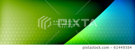 Flowing waves with 3d shadow effects and fluid gradients. Dynamic trendy abstract background. Vector Illustration Flowing waves with 3d shadow effects and fluid gradients. Dynamic trendy abstract background. Vector Illustration 61449384
