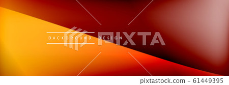 Flowing waves with 3d shadow effects and fluid gradients. Dynamic trendy abstract background. Vector Illustration Flowing waves with 3d shadow effects and fluid gradients. Dynamic trendy abstract background. Vector Illustration 61449395
