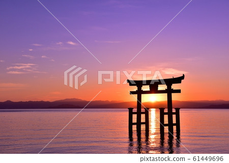 Asahi from Shirahige Shrine 61449696