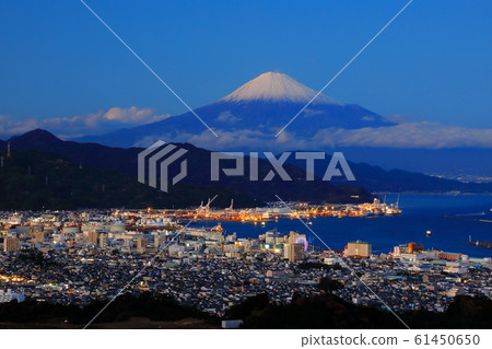 Mount Fuji Shimizu Port Nihondaira night view 61450650