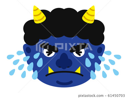 Illustration: Oni Oni Setsubun Beans Maki Material Facial Expression Face Blue Demon Aoni Blue Ao (with Vector) Illustration: Oni Oni Setsubun Beans Maki Material Facial Expression Face Blue Demon Aoni Blue Ao (with Vector) 61450703