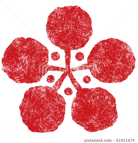 梅花紅梅花尚科風格 梅花紅梅花尚科風格 61451874