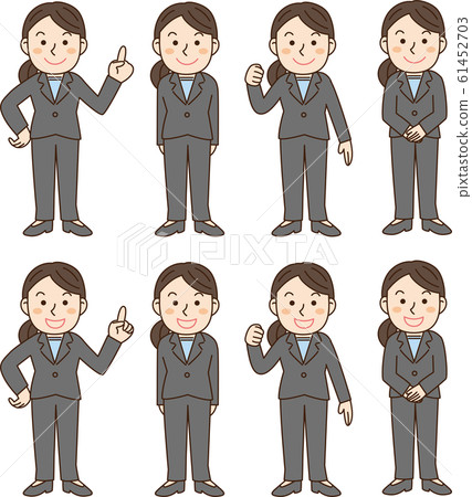 西裝和女士(商人,老師等) 西裝和女士(商人,老師等) 61452703