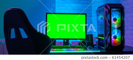 Green screen for cybersport game Green screen for cybersport game 61454207