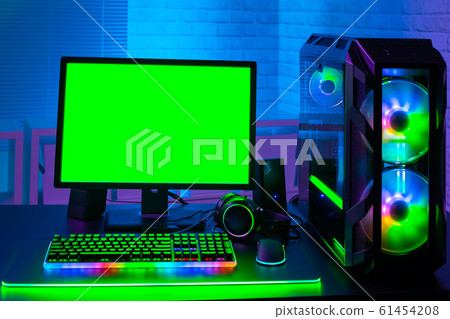 Green screen for cybersport game Green screen for cybersport game 61454208