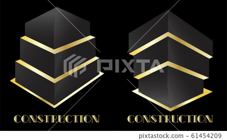 art abstract 3d logo in the form of a black pyramid with golden light of the pyramid art abstract 3d logo in the form of a black pyramid with golden light of the pyramid 61454209