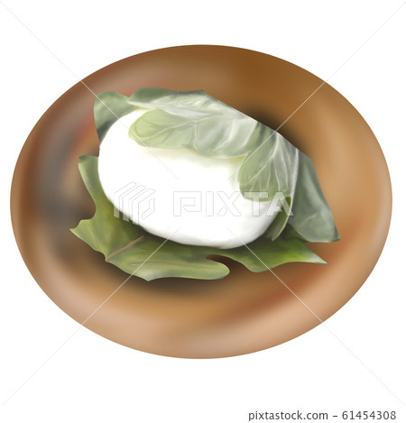 Kashiwa Mochi (with plate) 61454308