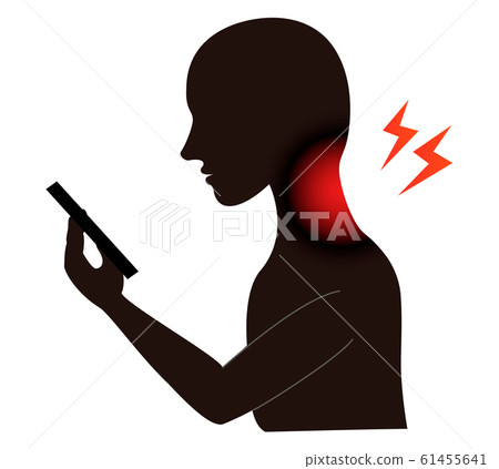 Straight neck with smartphone Straight neck with smartphone 61455641