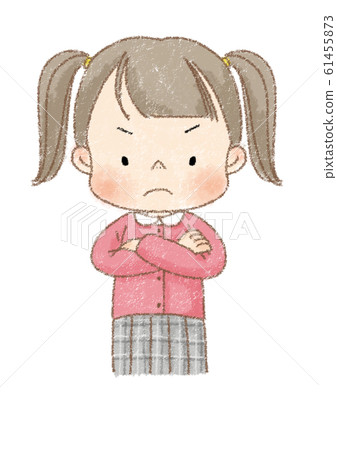 女孩悶悶不樂（茶系） 61455873