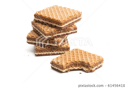 square waffles isolated square waffles isolated 61456418
