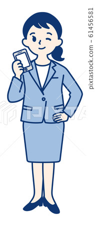 成人(智能手機和女性) 成人(智能手機和女性) 61456581