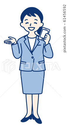成人(智能手機和女性) 成人(智能手機和女性) 61456592