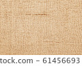 Brown linen fabric texture or background. 61456693