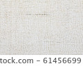 White linen fabric texture or background. 61456699