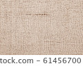 Brown linen fabric texture or background. 61456700