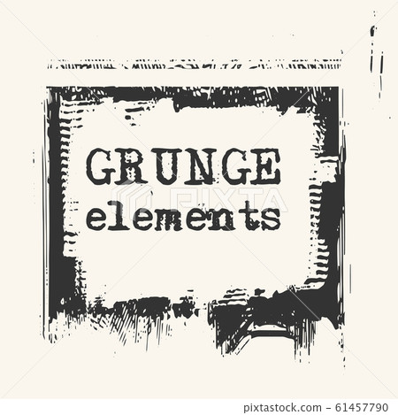 Abstract grunge stamp element on white background. - Stock Illustration ...