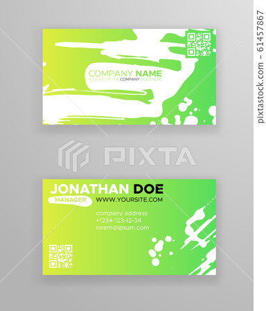 Creative color business card templates with 61457867