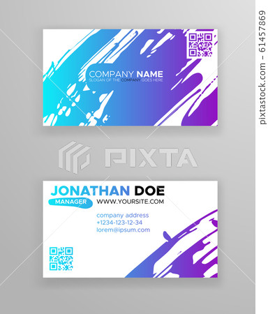 Creative color business card templates with Creative color business card templates with 61457869