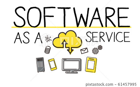 SaaS handwritten image SaaS handwritten image 61457995