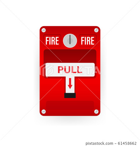 Fire alarm system. Fire equipment. Vector stock Fire alarm system. Fire equipment. Vector stock 61458662