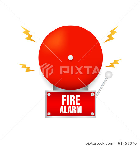 Fire alarm system. Fire equipment. Vector Fire alarm system. Fire equipment. Vector 61459070