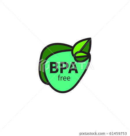 BPA free green icon BPA free green icon 61459753