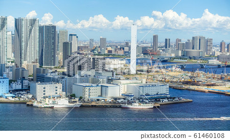 Wangan area-Tokyo Bay area-Waterfront on a sunny day 61460108