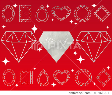 Diamonds and jewelry glitter set 61461095