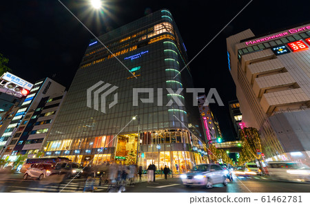 View of Tokyo cityscape in Japan around Ginza Nishi 2-chome View of Tokyo cityscape in Japan around Ginza Nishi 2-chome 61462781