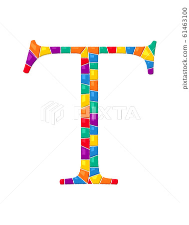 Letter T vector mosaic Letter T vector mosaic 61463100