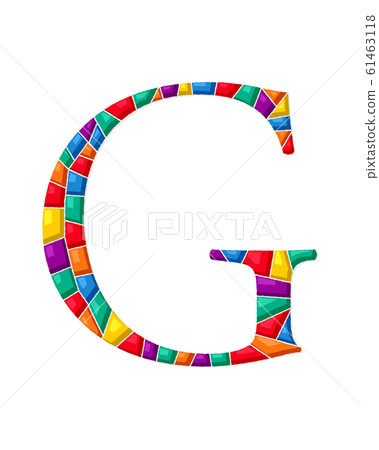 Letter G vector mosaic Letter G vector mosaic 61463118