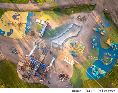 Playground aerial view Playground aerial view 61463696