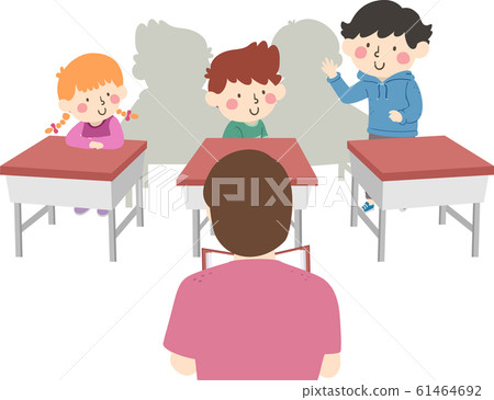 Kids Teacher Class Self Introduction Illustration 61464692