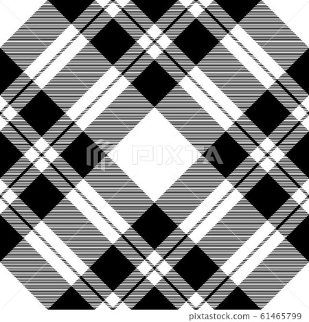 Check diagonal texture black white seamless 61465799