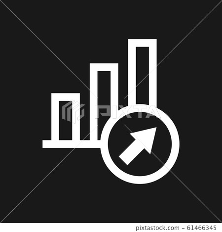 Growth icon, business infographic icon, vector growth symbol Growth icon, business infographic icon, vector growth symbol 61466345