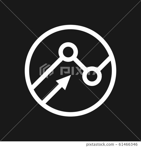 Growth icon, business infographic icon, vector growth symbol 61466346