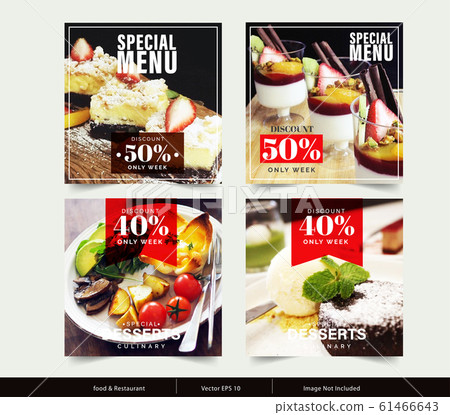 Design banner for social networks, Template  for 61466643